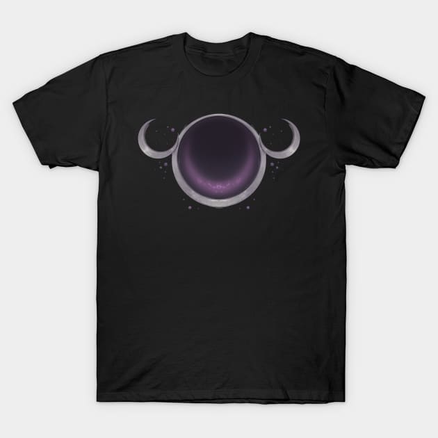 Baldur's Gate - Shadowheart Shar Symbol T-Shirt by Thirea